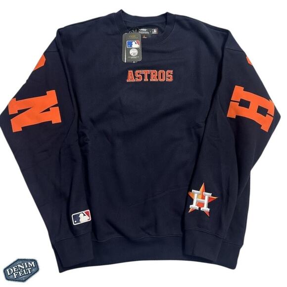 Pro Standard MLB HOUSTON ASTROS WINGSPAN EMBROIDERED CREWNECK/SWEATSHIRT | NEW!! - Picture 9 of 16